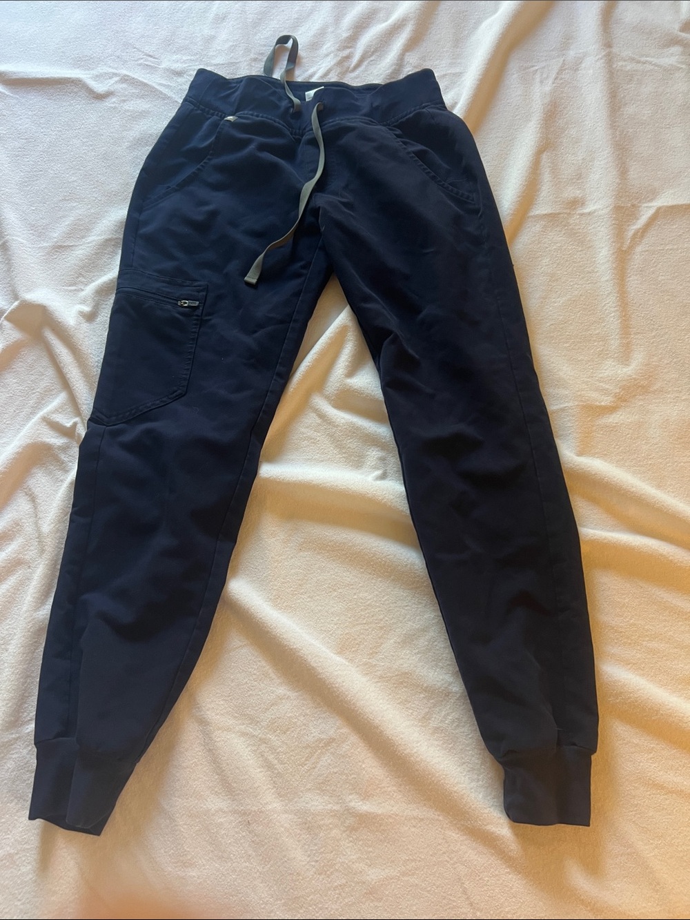 Figs Women's Navy Jogger Pants with Drawstring